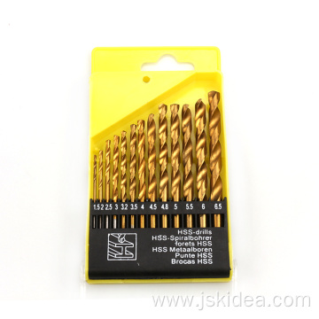 Plastic Box Twist Drill Bit 13PCS Set